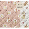 Printed Quilted Cotton BLINI / BLOUBI Powder / Caramel